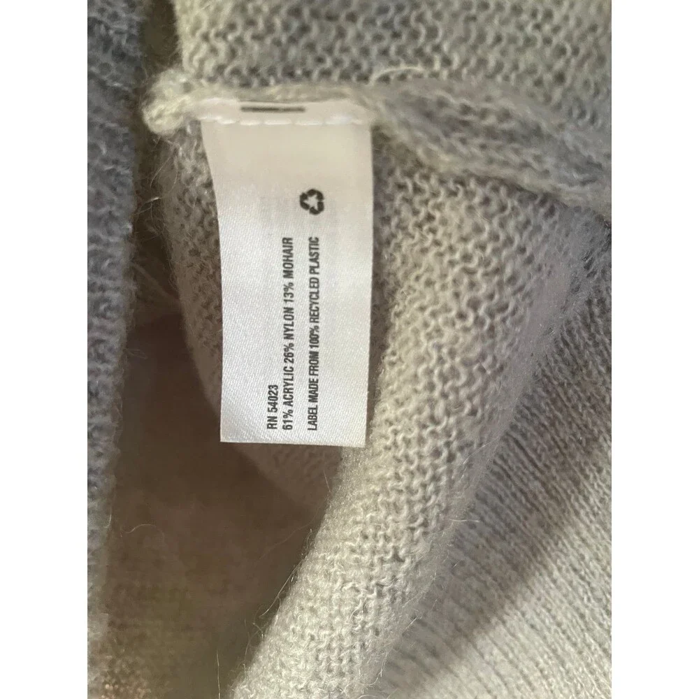 Gap Kids Light Gray Knit Lightweight Cardigan Size S